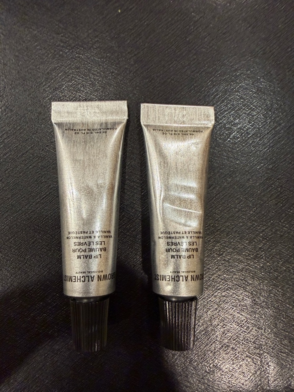 NEW💋GROWN ALCHEMIST Set of 2 Hydrating Vanilla & Watermelon Lip Balm Tubes